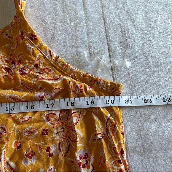 Beachlunchlounge Tiered Camila Dress Womens M Colorful Patchwork Tie Straps Boho - Picture 10 of 13